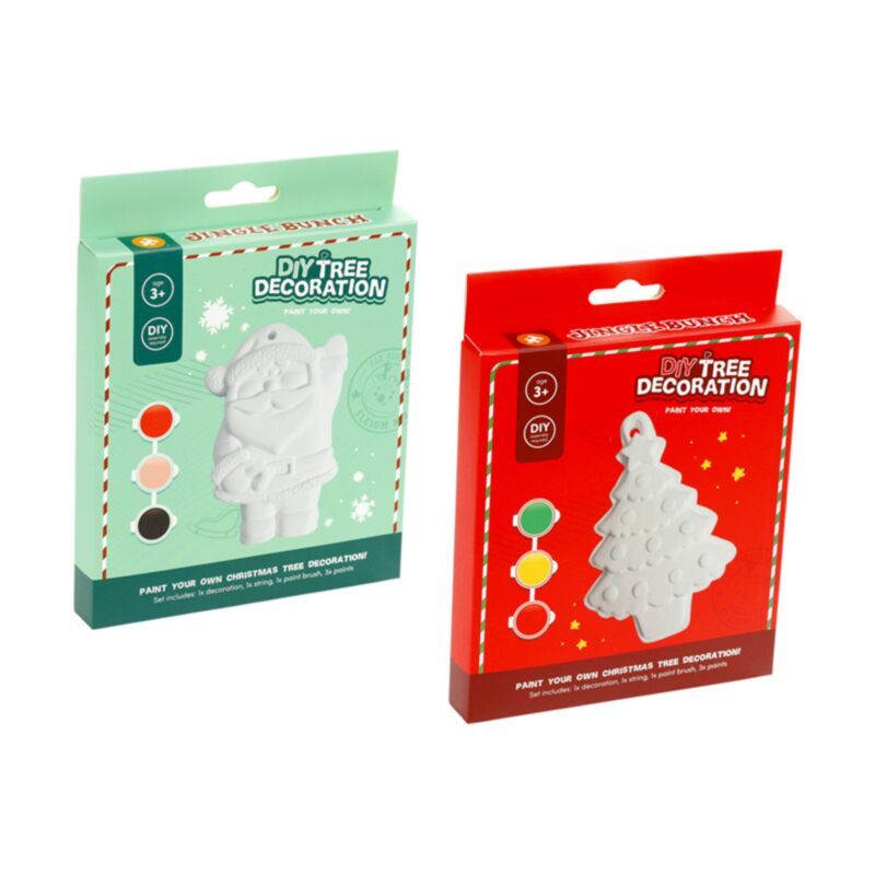 Décoration de Noël à peindre soi-même – Sapin de Noël Jingle Bunch