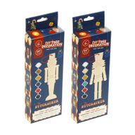 Décoration de Noël à peindre soi-même – Casse-Noisette – Kit créatif DIY pour sapin de Noël