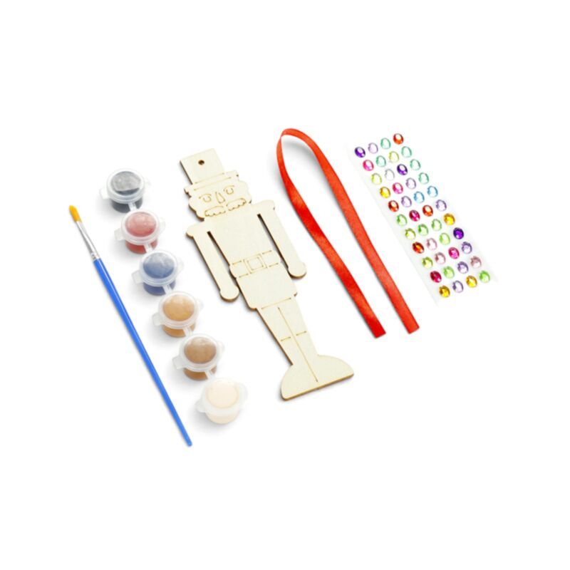 Décoration de Noël à peindre soi-même – Casse-Noisette – Kit créatif DIY pour sapin de Noël