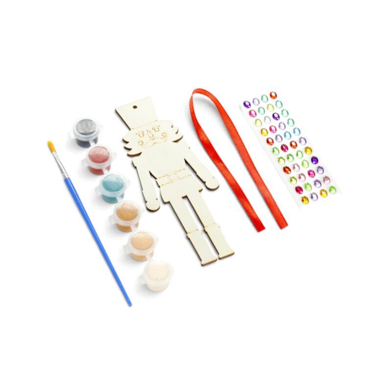 Décoration de Noël à peindre soi-même – Casse-Noisette – Kit créatif DIY pour sapin de Noël