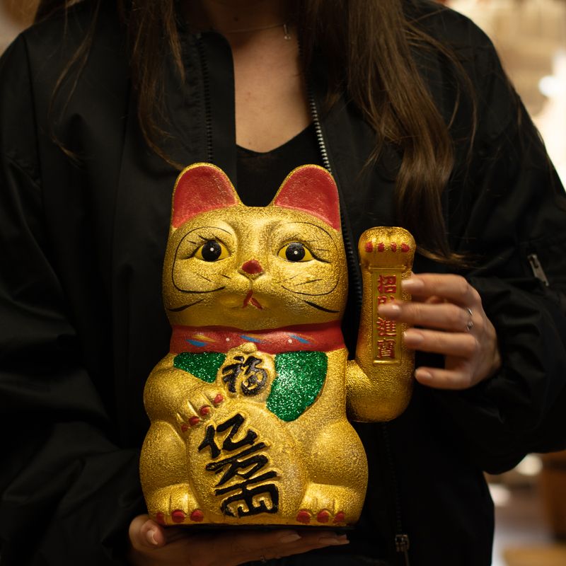 Très Grand Chat Porte-Bonheur Maneki-neko