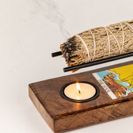 Pack de démarrage : Brûle-encens émaillé pour bâtons de sauge (4 designs × 6)