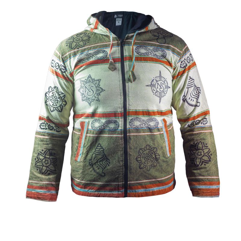 Moyen – Veste Nomad Sari Himalayan Soul – Vert Mantra