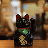 Chat Porte-Bonheur Black Money – 15 cm