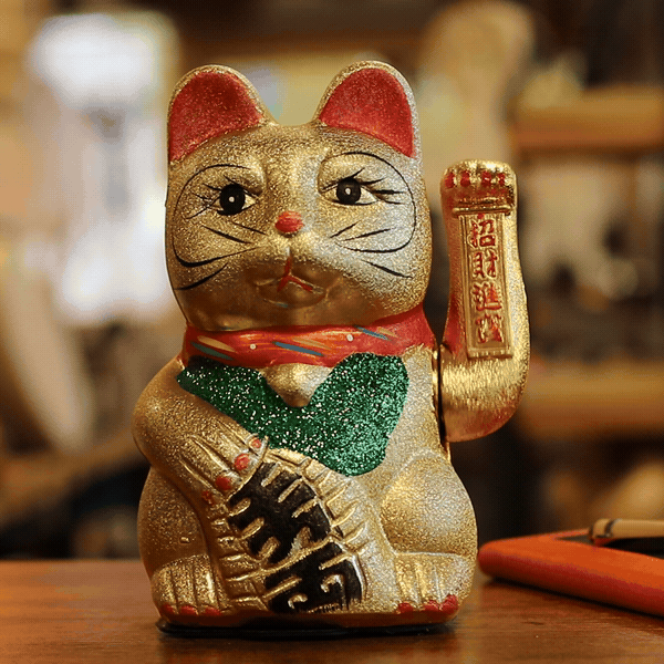 Grand Chat Porte-Bonheur Maneki-neko