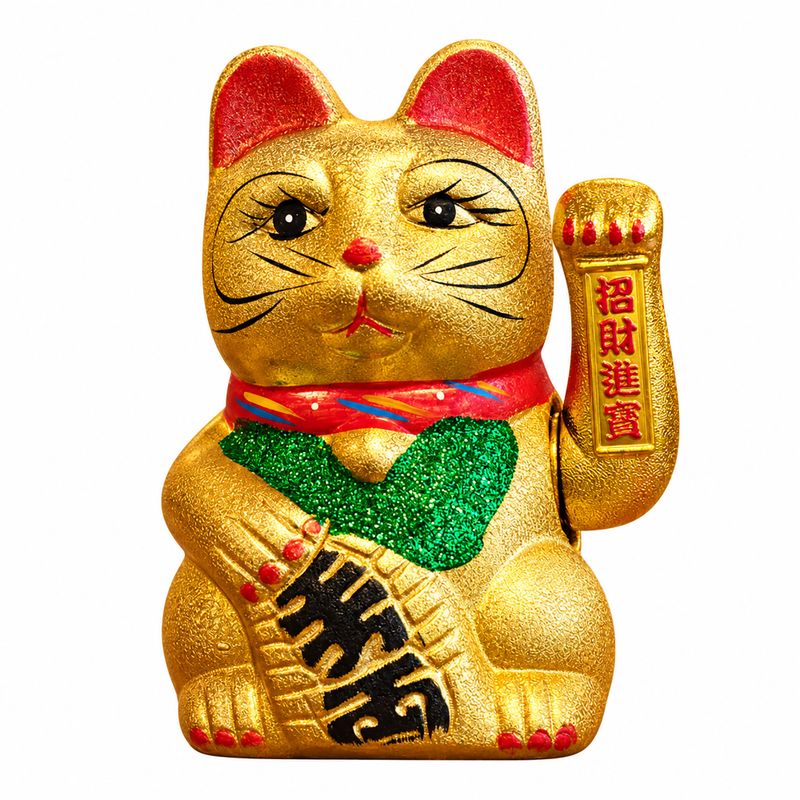 Grand Chat Porte-Bonheur Maneki-neko