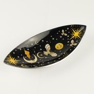Brûle-encens en émail – Aluminium – Chouette de Nuit Enchantée