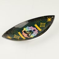Brûle-encens en émail – Aluminium – Lotus Chakra Bouddha