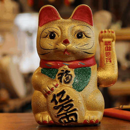 Chat Porte-Bonheur Maneki Neko – Très Grand Modèle