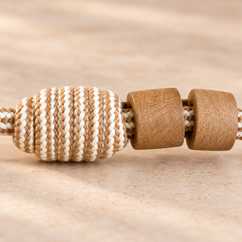 Jouets PAW – Bâton à mâcher en bois de caféier – Balle à nœud