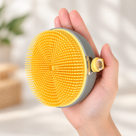 Accessoires de toilettage PAW – Brosse de bain massante avec réservoir à shampoing – Picots en silicone