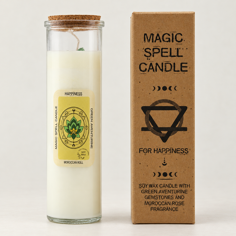 Bougie de Sortilège Magique – Bonheur