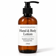 Lait Corps et Mains Santal & Rose 250 ml – Sans étiquette