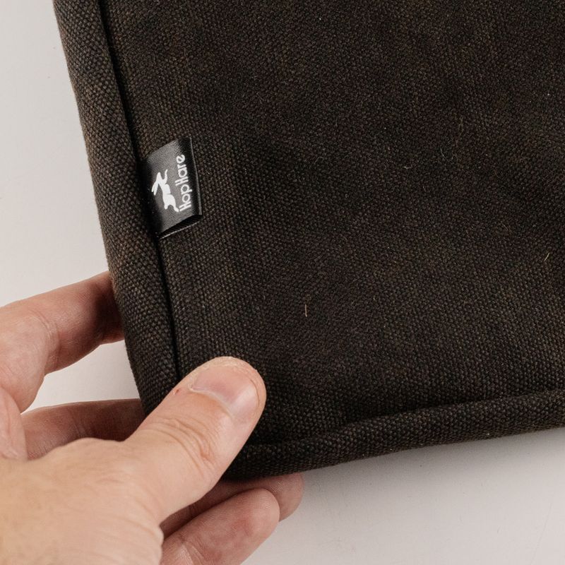 Grande pochette pour ordinateur portable délavée – Anthracite