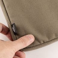 Pochette de voyage pour ordinateur portable en toile – Olive