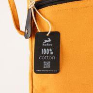 Pochette de voyage pour ordinateur portable en toile – Orange