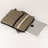 Pochette pour tablette en toile – Olive