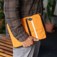 Pochette pour tablette en toile – Orange