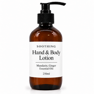 Lait Corps et Mains Mandarine & Gingembre 250 ml – Sans étiquette