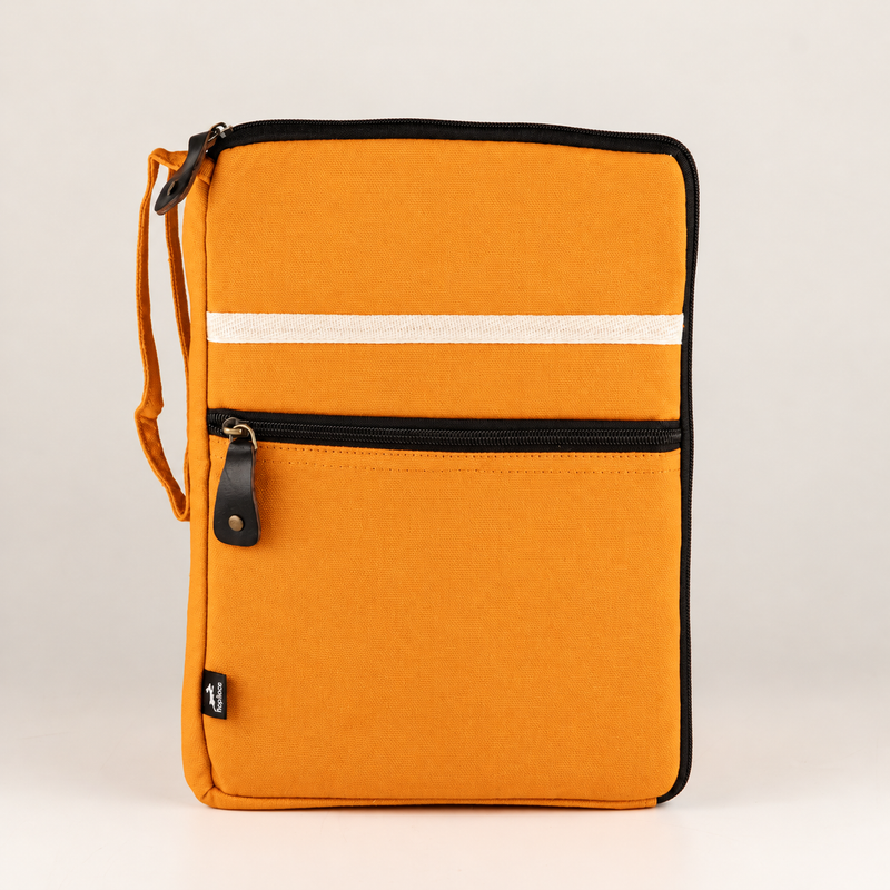 Pochette pour tablette en toile – Orange