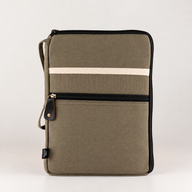 Pochette pour tablette en toile – Olive