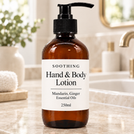 Lait Corps et Mains Mandarine & Gingembre 250 ml – Sans étiquette