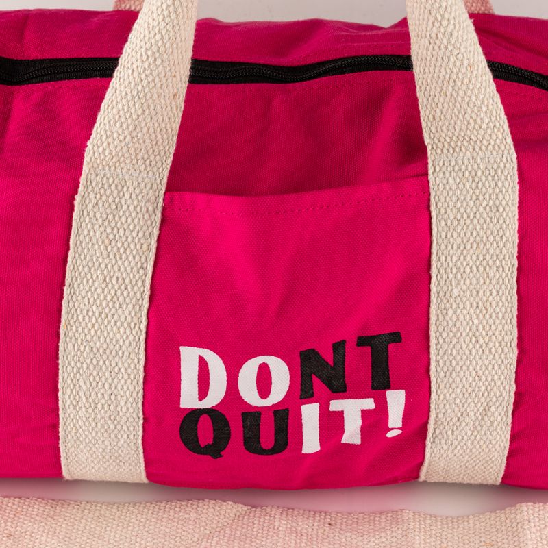 Sac de sport Don't Quit – Rose Cerise