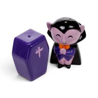 Set de Salière et Poivrière en Céramique - Dracula & Cercueil