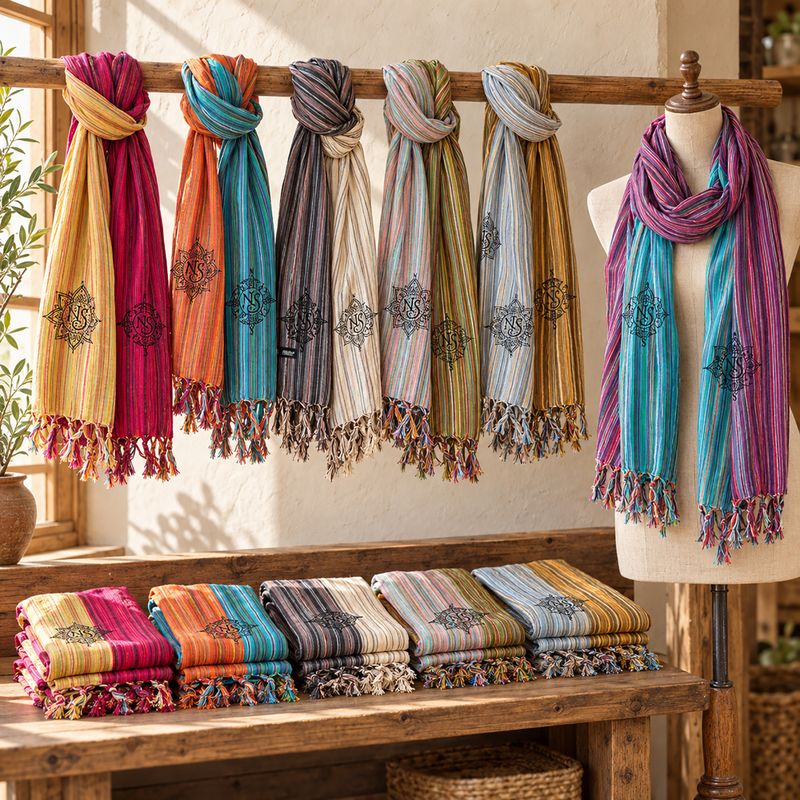 Pack de Démarrage Nomad Sari – 36 Écharpes Bénies pour le Voyage