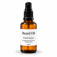 Huile à barbe 50 ml - Épicéa nordique - Sans étiquette