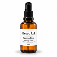 Huile à barbe 50 ml - Spartan Hero - Sans étiquette