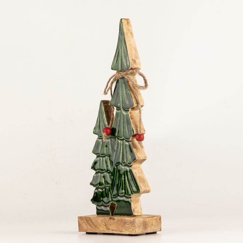 Lost in the Forest - Petit modèle - Arbres jumeaux émaillés - (25x8x2,5cm)