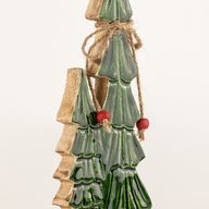 Lost in the Forest - Petit modèle - Arbres jumeaux émaillés - (25x8x2,5cm)