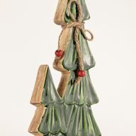 Lost in the Forest - Moyen - Arbres jumeaux émaillés - (34x11x2,5cm)