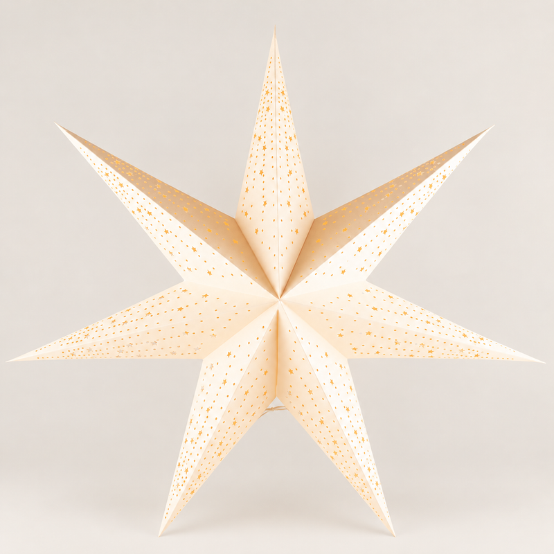 Lampe Étoile - Crème Apaisante - Sept Branches - 60 cm