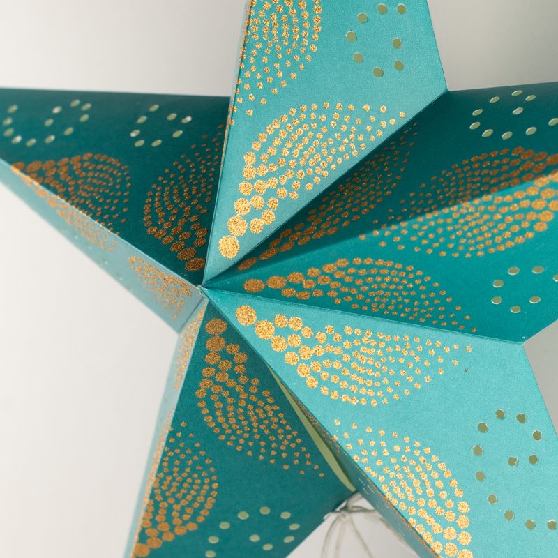 Étoile Lumineuse - Green Festival - 5 branches - 60 cm