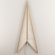 Étoile Lumineuse - Super Nova Champagne Pailletée Neuf Branches - 90cm