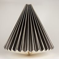 Abat-jour Conique en Papier à Motifs Géométriques Chauds