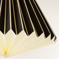 Abat-jour Conique en Papier à Motifs Géométriques Chauds