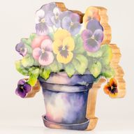 Plantes d'Intérieur en Bois - Grande Pensée