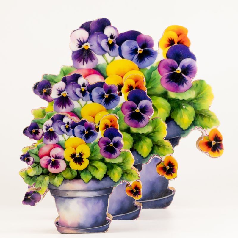 Plantes en Bois - Mini Pensée