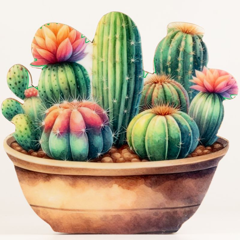 Plantes d'Intérieur en Bois - Grand Jardin de Cactus