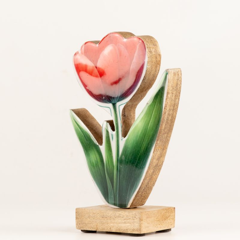 Plantes en Bois pour Maison - Tulipe Moyenne