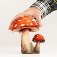 Plantes d'Intérieur en Bois - Champignon Amanite Tue-mouches Moyen