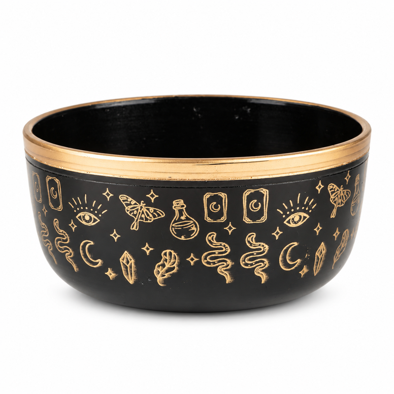 ALIGN - Ensemble Bol Chantant Noir - 15x7,5cm