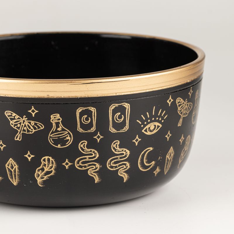 ALIGN - Ensemble Bol Chantant Noir - 15x7,5cm