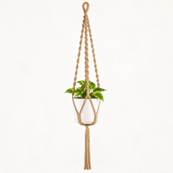 Suspension pour Plante en Macramé Simple - Camel