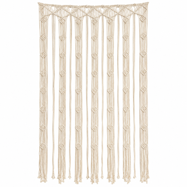 Rideau en Macramé - Naturel