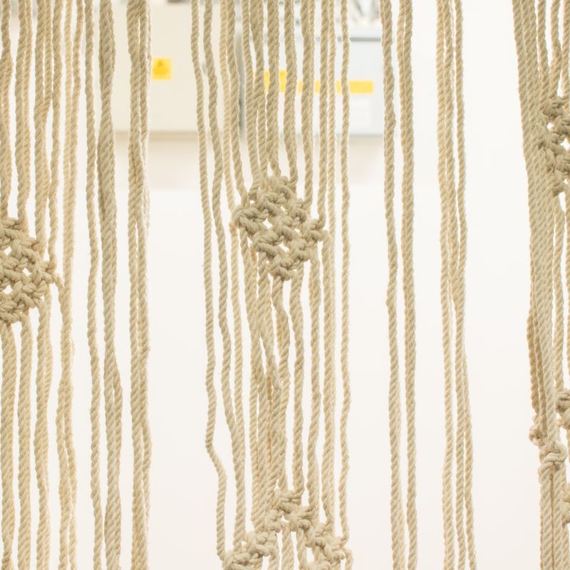 Rideau en Macramé - Naturel