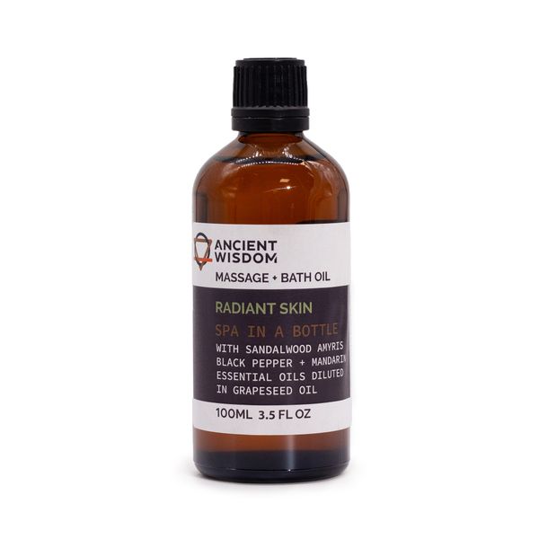 Huile de Bain et de Massage - Eclat de bois de Santal 100 ml